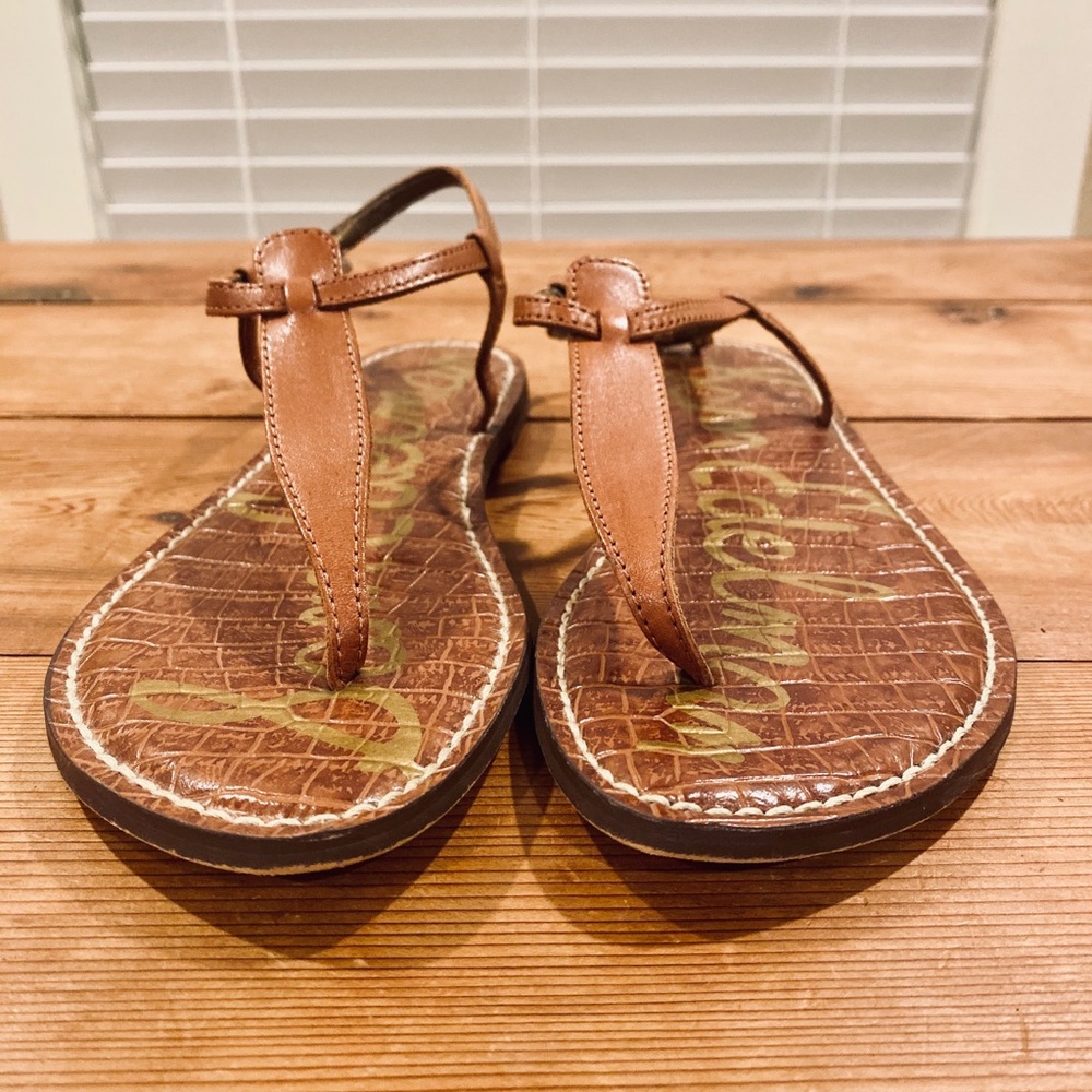 Sam Edelman Brown Leather Sandals